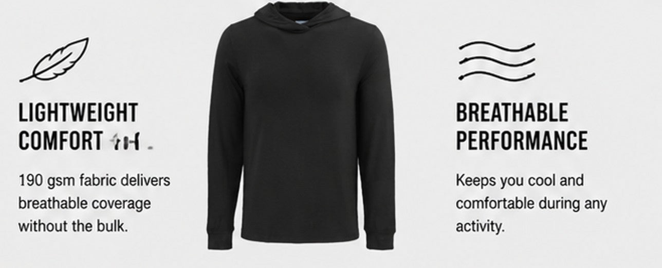 Black Men's Hoodies