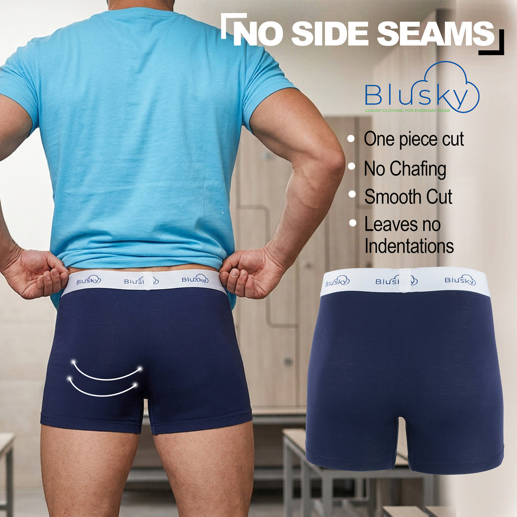 Navy Men's Bamboo Briefs 2-Pack