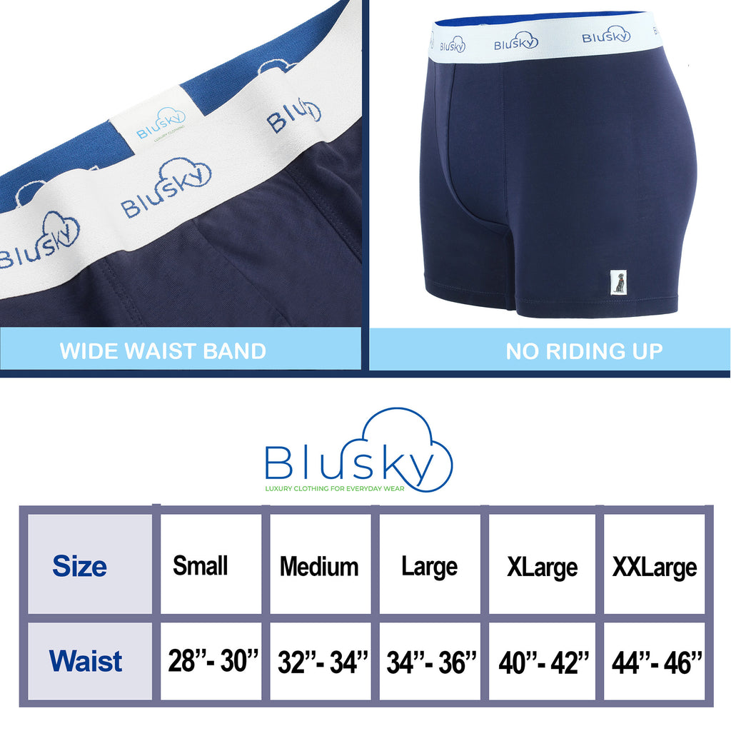 Black Men's Bamboo Briefs 2-Pack