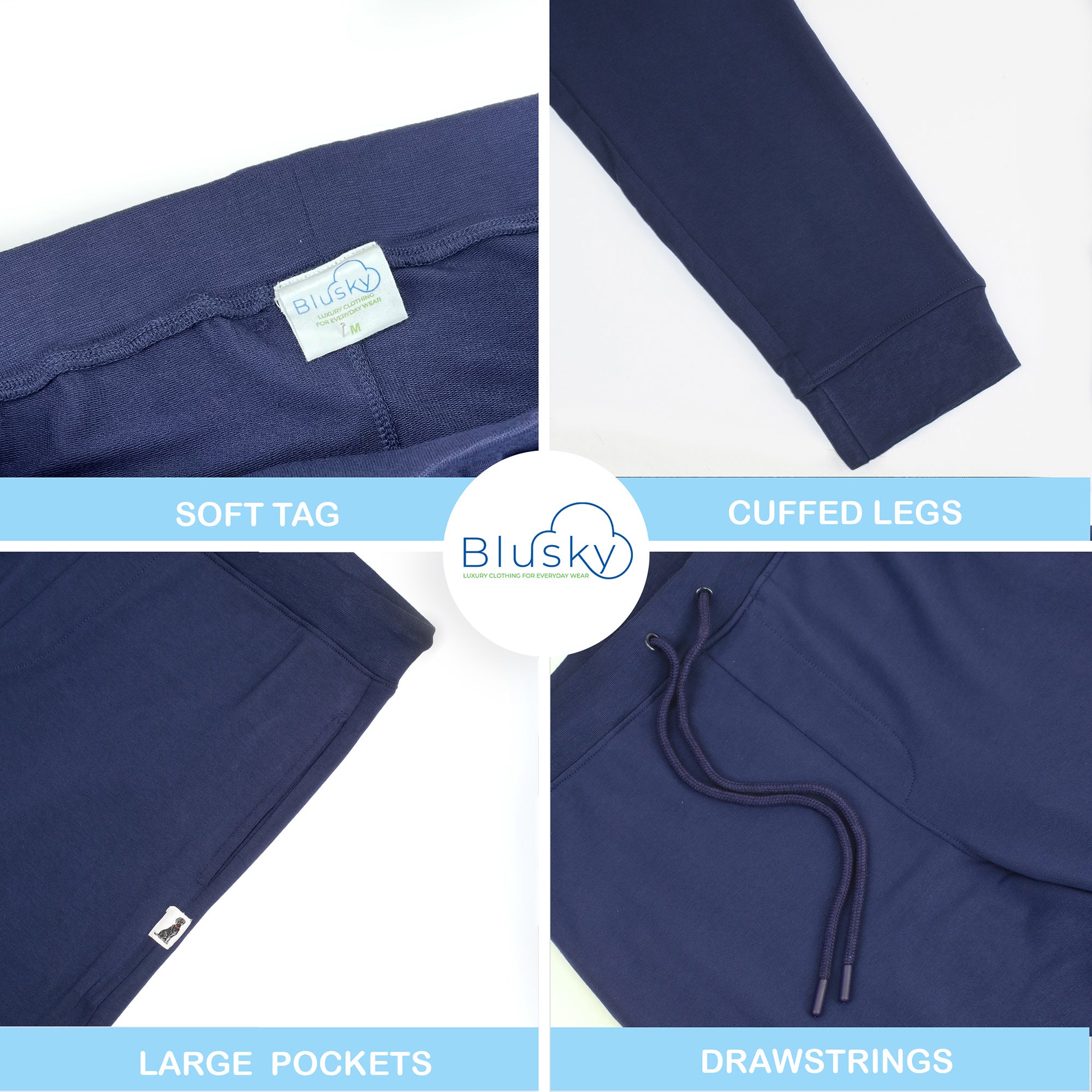 Navy Men's Joggers