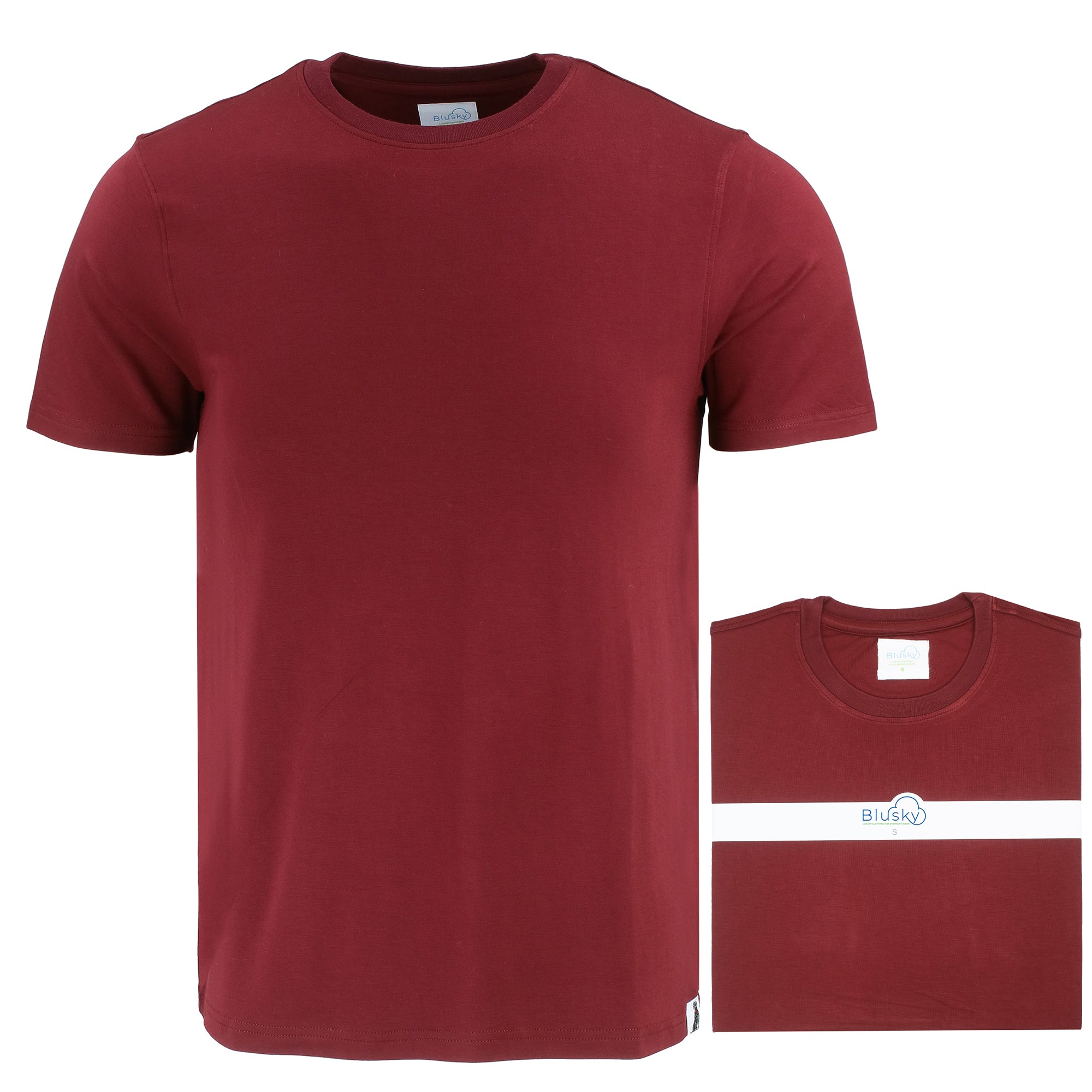 Red Short Sleeve Crew Neck T-Shirt