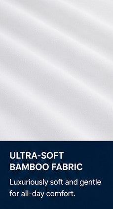 White Men's Bamboo Briefs 2-Pack