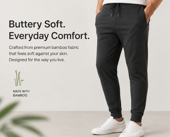 Black Men's Joggers