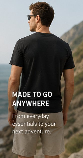 Black Short Sleeve Crew Neck T-Shirt