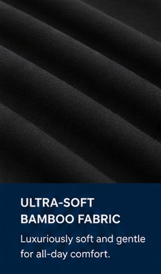 Black Men's Bamboo Briefs 2-Pack
