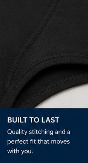 Black Men's Bamboo Briefs 2-Pack