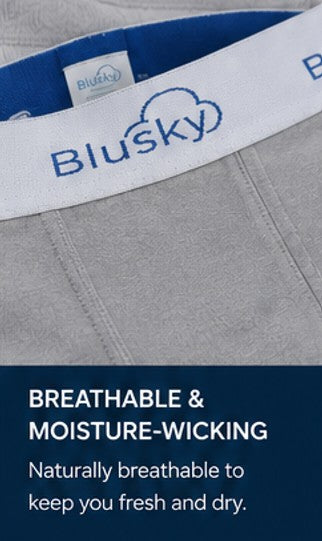 Grey Men's Bamboo Briefs 2-Pack