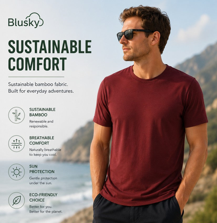Red Short Sleeve Crew Neck T-Shirt