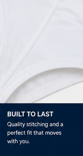 White Men's Bamboo Briefs 2-Pack